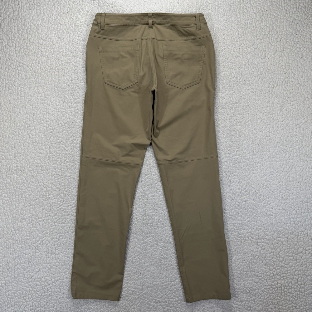 Lululemon Pants Men's 30x31 Khaki Stretch Tech Casual Outdoors Gorpcore‎ Hiking - Picture 4 of 12
